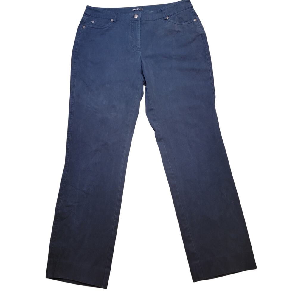 J McLaughlin Lexi Jeans Black Straight Leg Women 8
